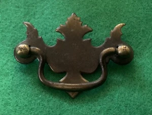 Brass Chippendale Colonial Vintage Antique Hardware Drawer Pull 2.5”centers - Picture 1 of 4