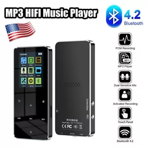 MP3 Player Bluetooth Touch Screen Sport Lossless Sound HiFi Music FM Radio US - Picture 1 of 21