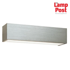 Saxby 46395 Shale 8W 1 Light Wall Light Brushed Chrome Warm White - Picture 1 of 1