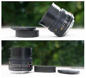 Leica Wetzlar Germany Elmarit R 35/2.8 V2 3-Cam #2.9M - Tested OK Lens
