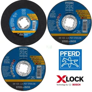 25 PFERD Trennscheiben 115-125mm STEELOX X-LOCK Auswahl f. BOSCH-Winkelschleifer - Bild 1 von 7