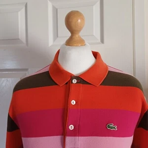 Lacoste Very Rare Classic Stunning Looking Polo Size 6/L/XL/44" 100% Genuine - Picture 1 of 9
