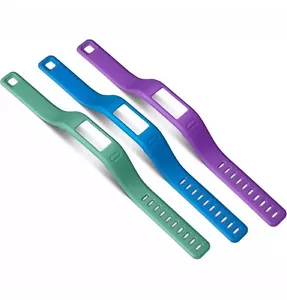 Nuevo Garmin Vivofit Tres Bandas Accesorios de Repuesto Azul Azulado Púrpura Talla Grande - Imagen 1 de 2