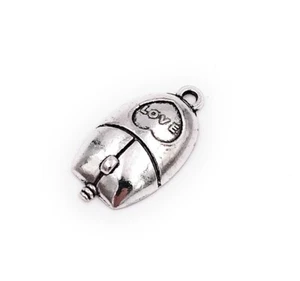Charm Pc. Computer Mouse Pendant Chain Jewellery Accessory Handicraft Supplies - Picture 1 of 1