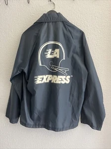 USFL Los Angeles LA Express Game Worn Used Lightweight Sideline Jacket Medium. - Picture 1 of 8
