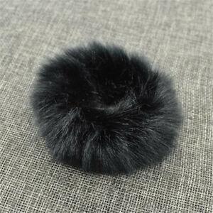 Girl Hair Rope Scrunchie Artificial Rabbit Fur Ponytail Elastic Plush Hair Ring
