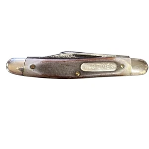 Vintage Schrade Old Timer Pocket Knife 3 Blade Folding 2-7/8 Inch - Picture 1 of 8