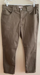 Lucky Brand Men's Brown Cotton Straight Leg Pants size 38x32 - Picture 1 of 5