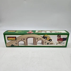 Brio Drive 'n Go Bridge #33474 Vintage Brio Wooden Railway NEW - Picture 1 of 5