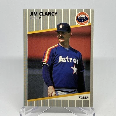 1989 Fleer Update #U-88 Jim Clancy Houston Astros - Image 1 of 2