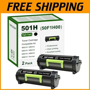 Schwarzer Toner mit hoher Reichweite für Lexmark MS Drucker - 2er-Pack - Bild 1 von 8