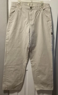 Vintage Guess Khaki Carpenter Jeans Mens 38 (36x33) Workwear 90s Baggy Loose - Image 1 of 4