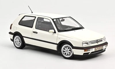 Volkswagen VW Golf 3 GTI Modellino NOREV 1:18 Bianco "20 Anni GTI" Nuovo 188508 - Immagine 1 di 4
