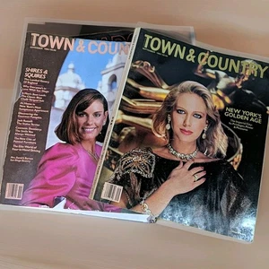 Vintage Town & Country Magazine Lot 1985 Sept Nov - Picture 1 of 4