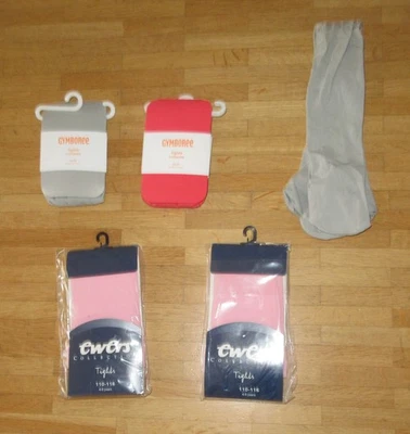 5-Tlg. Ewers/Gymboree Strumpfhose, Gr. 104/110 cm *NEU* - Bild 1 von 4
