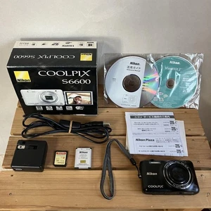 Nikon COOLPIX S6600 Digital Camera Black Used Tested With Box - Picture 1 of 11