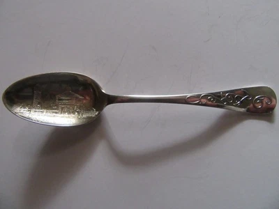 Wallace Chicago Handle 6" Sterling Silver Souvenir Spoon Ft. Dearborn 1830 Bowl — 第 1/4 张图片