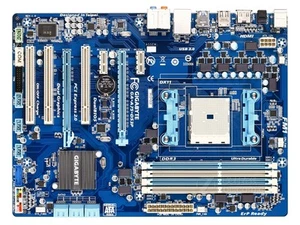 GIGABYTE GA-A75-DS3P Motherboard Socket FM1 AMD A75 DDR3 ATX - Picture 1 of 3