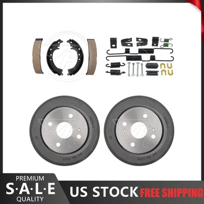 Комплект задних тормозных барабанов и тормозных колодок комплект оборудования для 1974-1975 Toyota Corona - Изображение 1 из 4