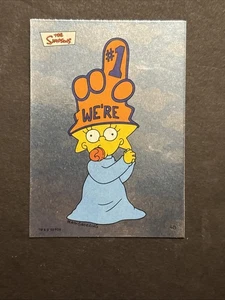 Pegatina Topps The Simpson 2002 #48 Maggie We're #1 - Imagen 1 de 2