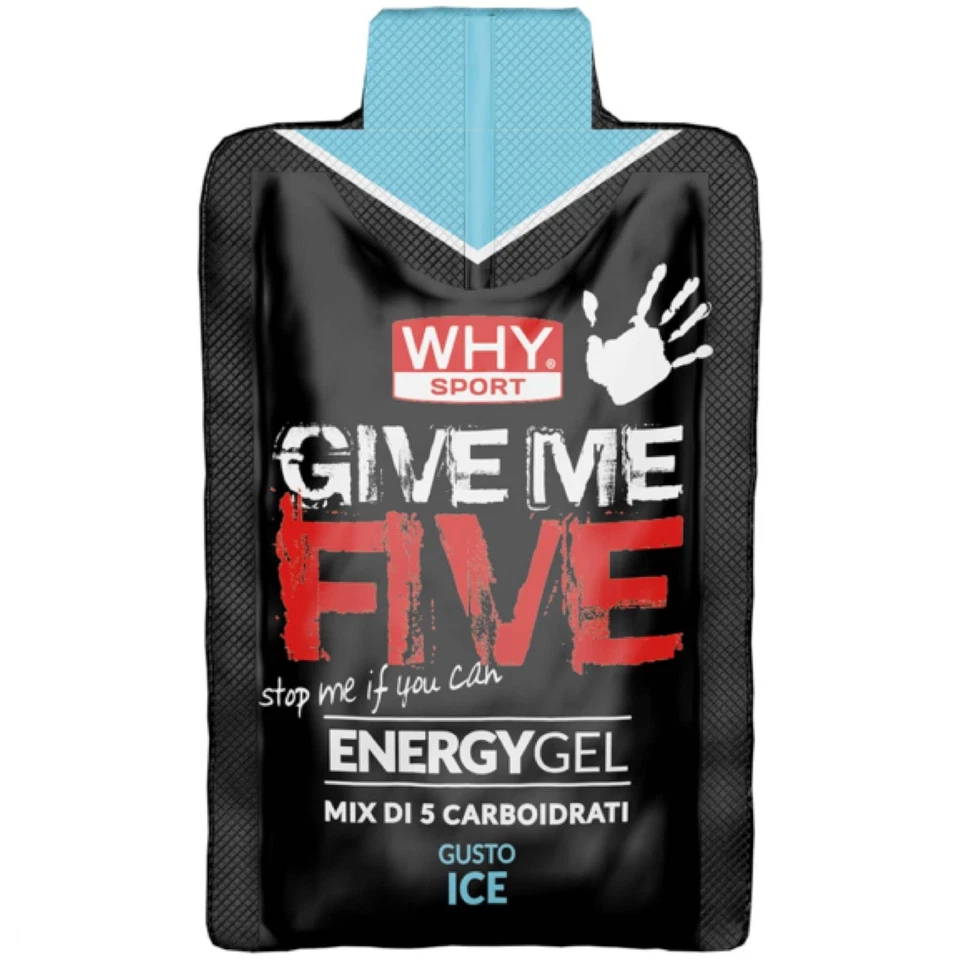 WHY SPORT GIVE ME FIVE - ENERGY GEL 1 gel da 50 ml GEL CON 5 CARBOIDRATI - Immagine 1 di 1