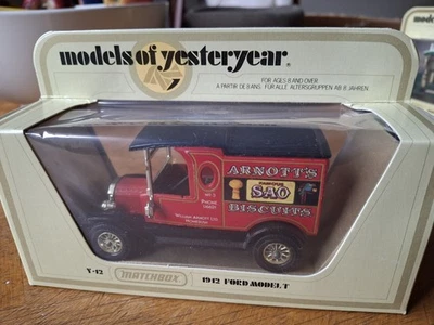 Matchbox Vintage Models of Yesteryear Y-12 1912 Ford Model T  Van Arnott's  - Image 1 of 4