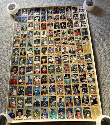 Hoja de béisbol 1987 Topps 132 tarjetas sin cortar con dos rasgaduras impecable Foto 1 de 4