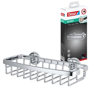 tesa Duschregal Duschablage Duschkorb Seifenkorb Badregal ohne Bohren schmal OVP - Bild 1 von 7