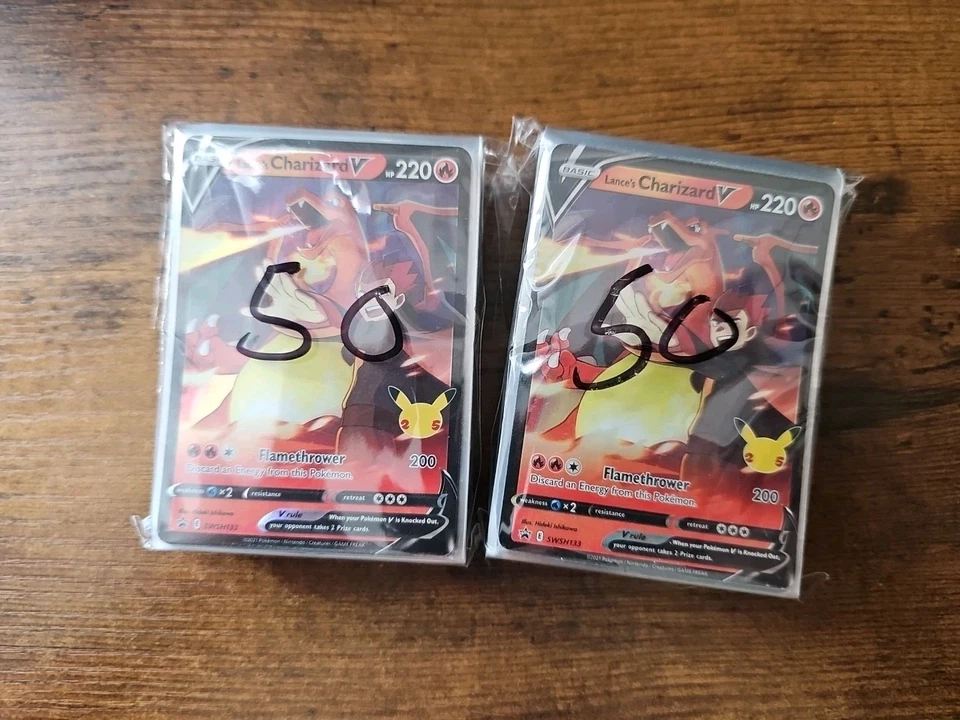 100 Lance's Charizard V SWSH133 SWSH: Sword & Shield Promo Cards Holo - Image 1 of 4