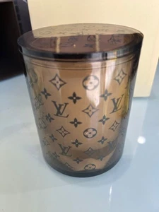 Louis Vuitton Aromatherapy Candles Monogram Brown Round Novelty 3 in 4.9 oz - Picture 1 of 24