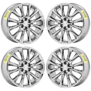20" Buick Enclave GMC Acadia Bright Chrome wheels rims Factory OEM 5852 EXCHANGE - Picture 1 of 8