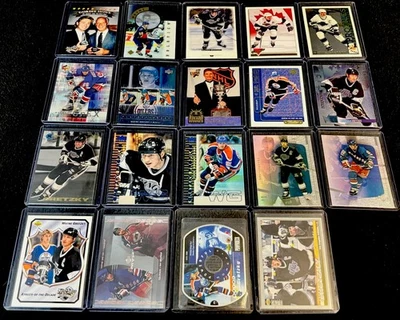 Lot of 19 Different WAYNE GRETZKY Insert Cards HOF GOAT OILERS BLUES KINGS NYR - Image 1 of 4