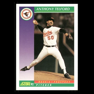 Tarjeta de béisbol Anthony Telford Rookie #853 1992 Score Baltimore Orioles MLB - Imagen 1 de 3