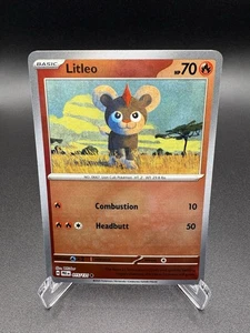 Litleo (Poke Ball Pattern) 015/131 SV: Prismatic Evolutions Holo - Picture 1 of 4
