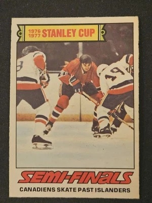 77-78 O-Pee-Chee Stanley Cup Semi Finals Montreal Canadiens VS New York Islander - Image 1 of 2