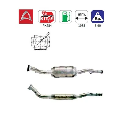 Catalyseur pour VOLVO 850 2.4 (2435 cm3) - Photo 1/3