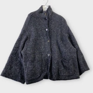 Gucci Knit Jacket Alpaca Mohair GG Buttons Wool Luxury Used Japan - Picture 1 of 10