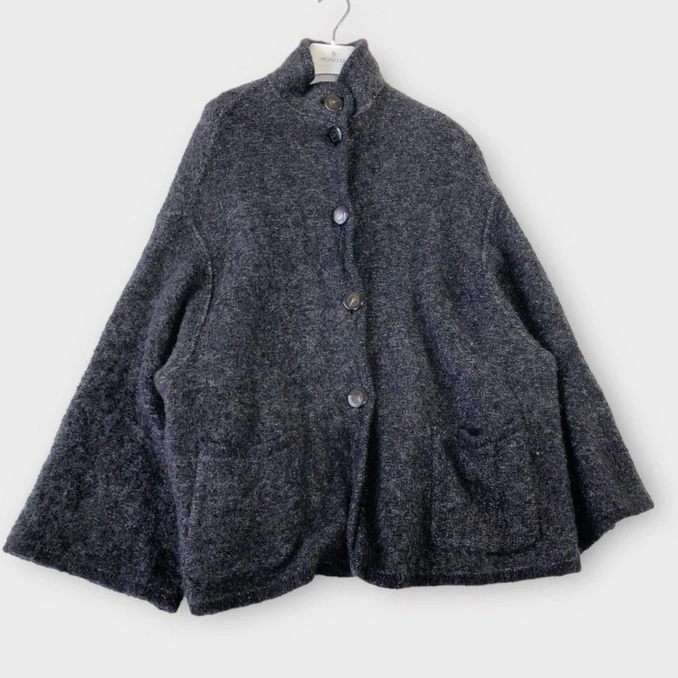 Gucci Knit Jacket Alpaca Mohair GG Buttons Wool Luxury Used Japan - Image 1 of 4