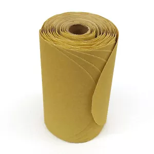 Discos de lijado PSA dorados premium de 6" rollo 220 arena NUEVOS - Imagen 1 de 1