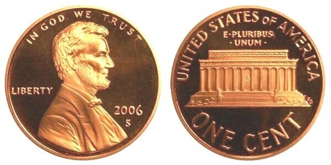 2006 P D S  LINCOLN CENT  Choice Unc SATIN FINISH in Mint Cello + PROOF Cover