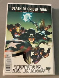 DEATH OF SPIDER-MAN: AVENGERS VS. NEW ULTIMATES #2 NM MARVEL 2011 - Foto 1 di 1