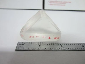 OPTICAL GLASS PREFORM FOR PRISM LASER OPTICS AS IS BIN#Q3-10 - Picture 1 of 5