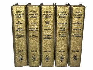 Golden Harlequin Library Lot Romance HC Books Volumes X XI XII XV XVII - Foto 1 di 24