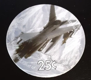 KL # M149, 2nd Print 2B25 25 cents AAFES Pogs from 2003 printing A.U. - Picture 1 of 2
