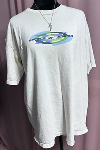 Vintage Reebok T-Shirt Herren XL Made in USA Y2K Logo doppelseitig Einzelnaht - Bild 1 von 9
