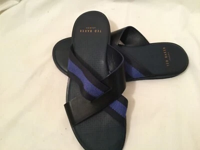 Sandalia plana Ted Baker Bowdus para hombre talla 12 EE. UU. 11 UK  Foto 1 de 4