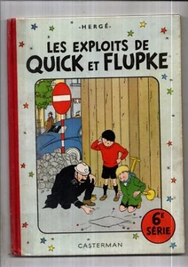 Hergé. Les exploits de Quick et Flupke 6e série. 1954. 4e plat B9. E0. TBE - Imagen 1 de 2