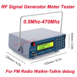 0.5Mhz-470Mhz RF Signal Generator Meter Tester For FM Radio Walkie-Talkie debug - Picture 1 of 10