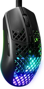 SteelSeries Aerox 3 Super Light Honeycomb WIRED RGB Optical Gaming Mouse - Black - Picture 1 of 6