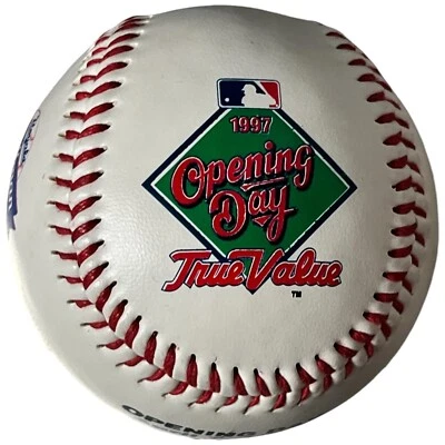 MLB Kansas City Royal Rawlings Baseball 1997 Opening Day True Value April 7 - Image 1 of 4